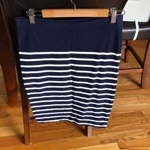 Gap stripe skirt